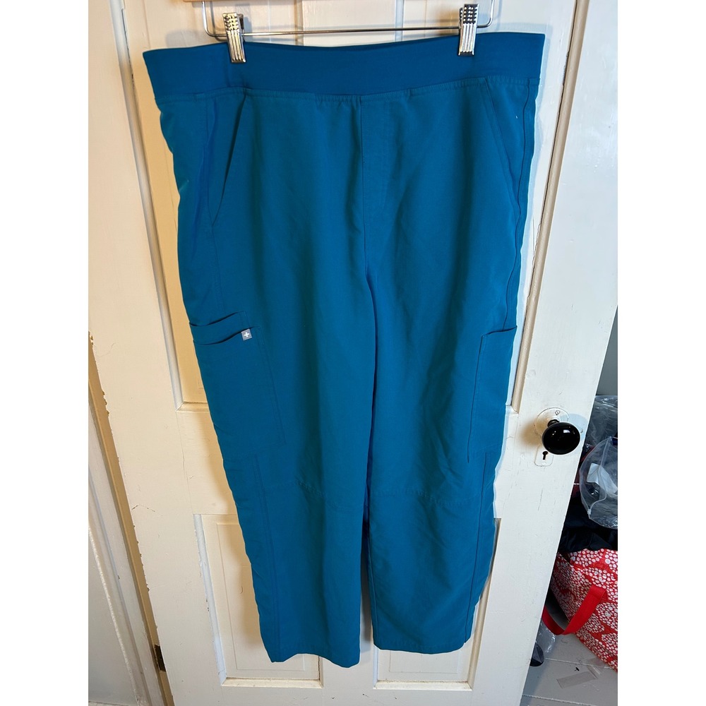 FIGS Mens Technical Collection Teal Blue‎ Cargo Scrub Pants XL/S T2001S